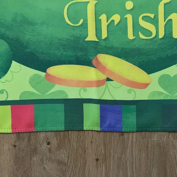 Large Colorful St. Patrick’s Day, Irish yard hanging flag - Picture 3 of 4
